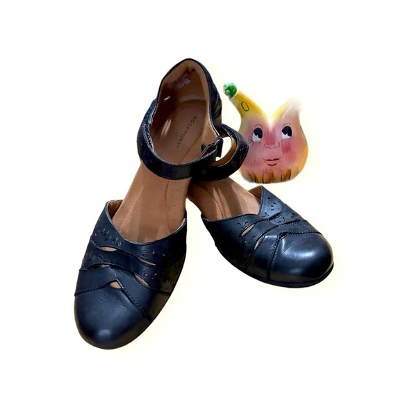 Rockport Mary Janes Heel Me Black Size 9.5 - Picture 1 of 11